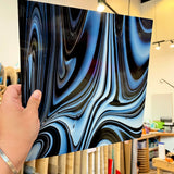 Black Licorice Fusers Reserve Oceanside Fusible 96COE (3005.9F) Sheet Glass Colorado Glassworks