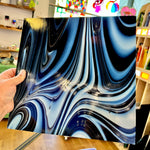 Black Licorice Fusers Reserve Oceanside Fusible 96COE (3005.9F) Sheet Glass Colorado Glassworks
