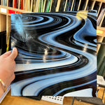 Black Licorice Fusers Reserve Oceanside Fusible 96COE (3005.9F) Sheet Glass Colorado Glassworks