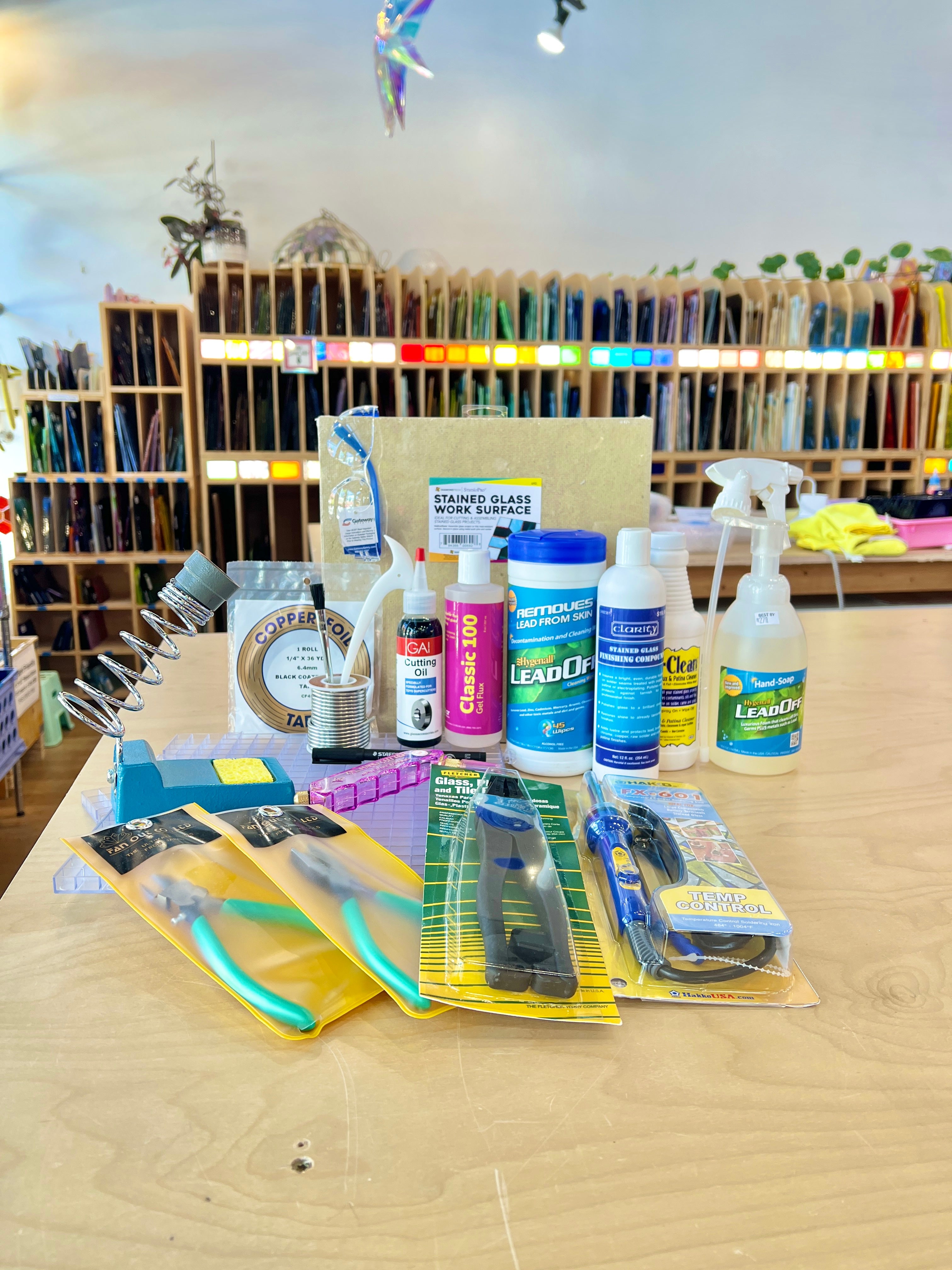 Beginner Stained Glass Kit | Professional Stained Glass Starter Kit | Colorado Glass Works