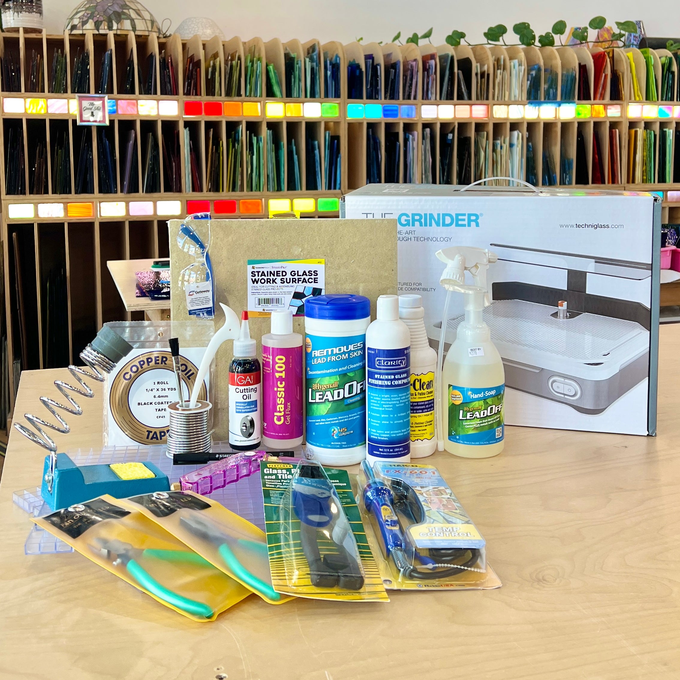 Beginner Stained Glass Kit | Professional Stained Glass Starter Kit | Colorado Glass Works
