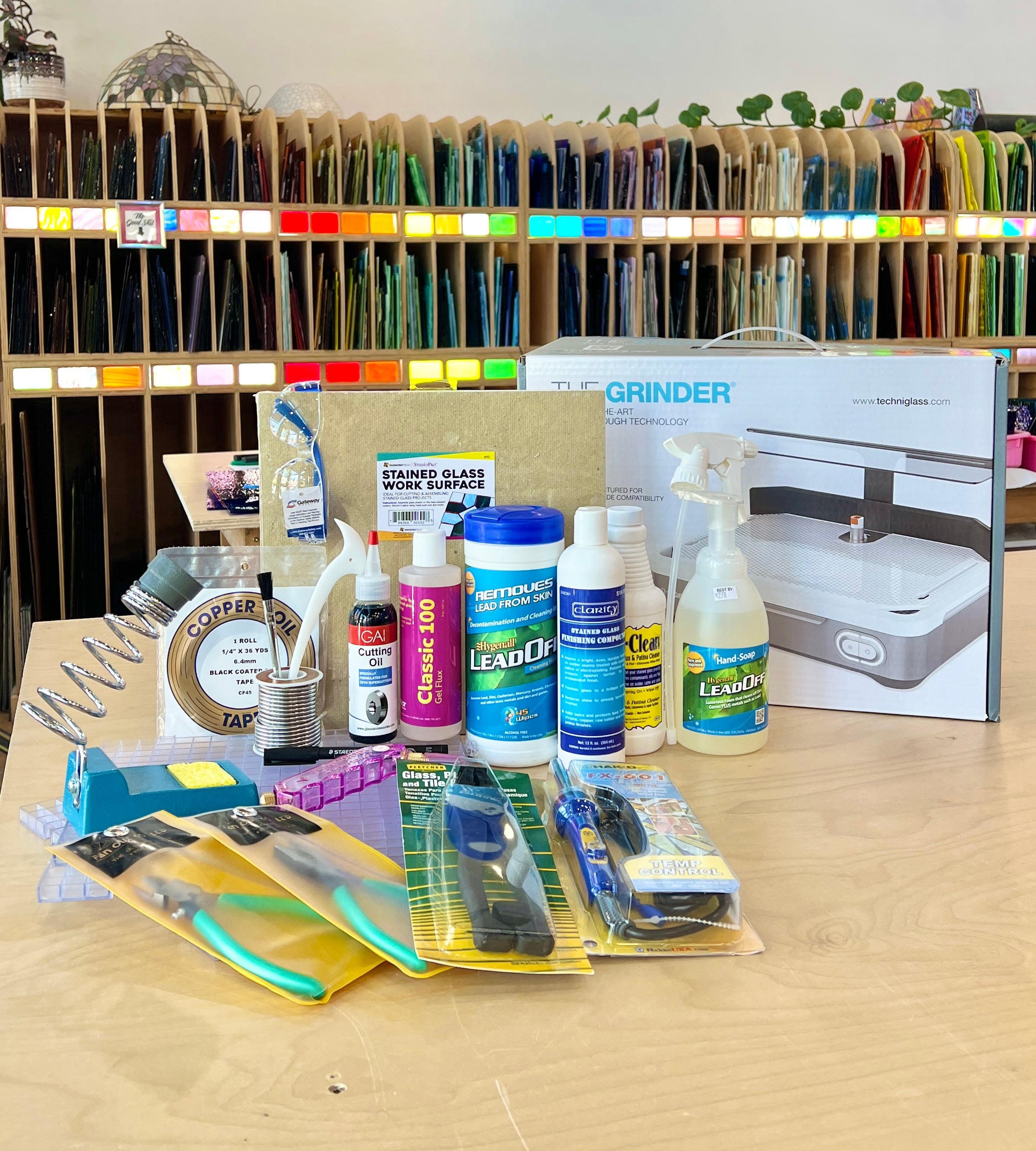 Beginner Stained Glass Kit | Professional Stained Glass Starter Kit | Colorado Glass Works