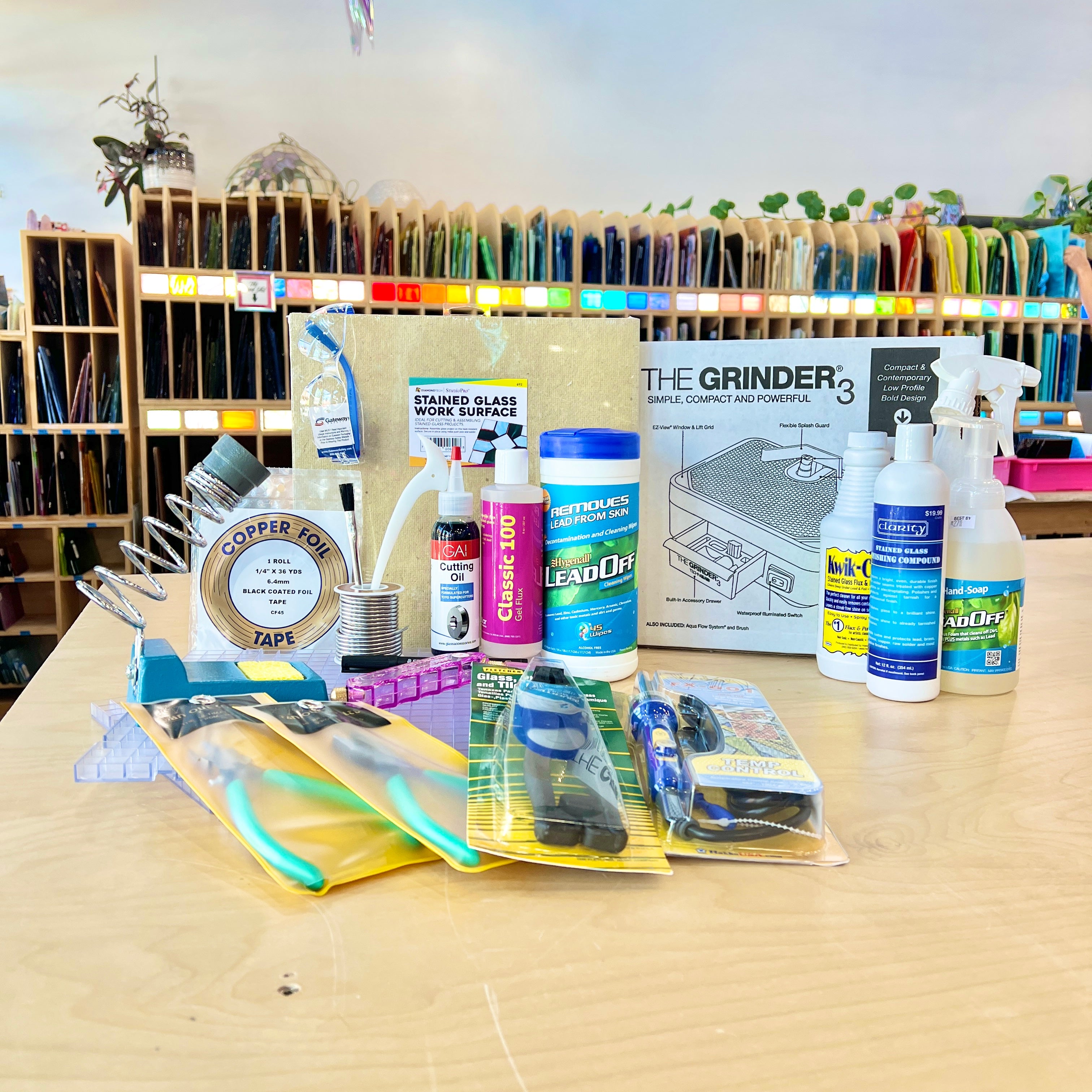 Beginner Stained Glass Kit | Professional Stained Glass Starter Kit | Colorado Glass Works