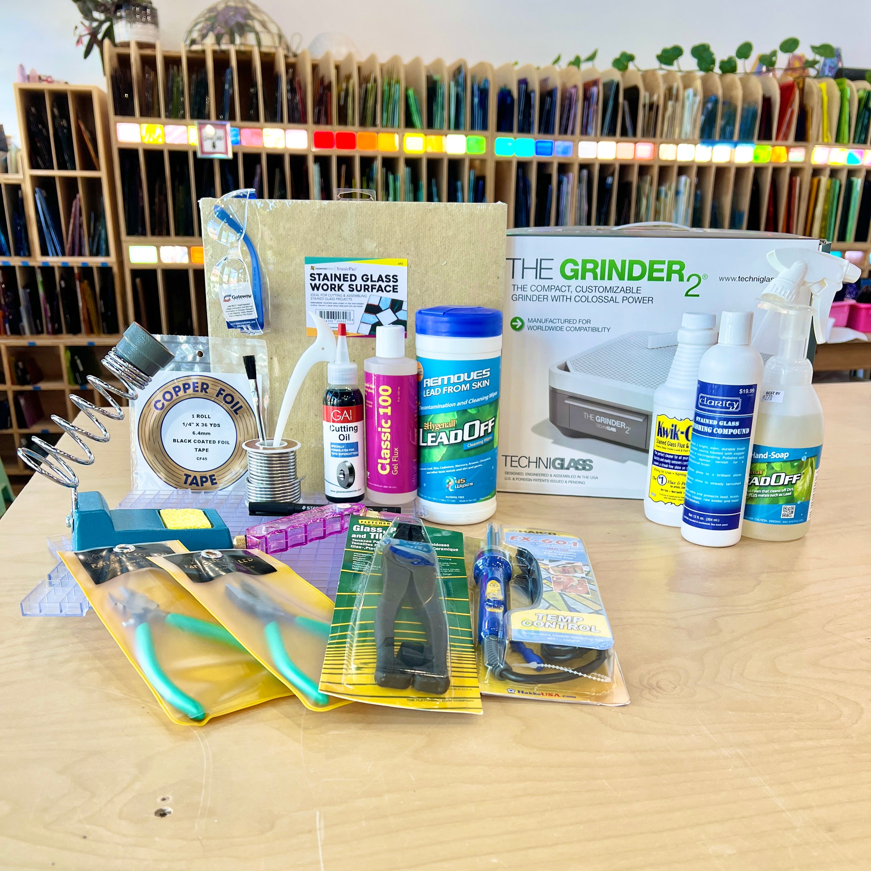 Beginner Stained Glass Kit | Professional Stained Glass Starter Kit | Colorado Glass Works
