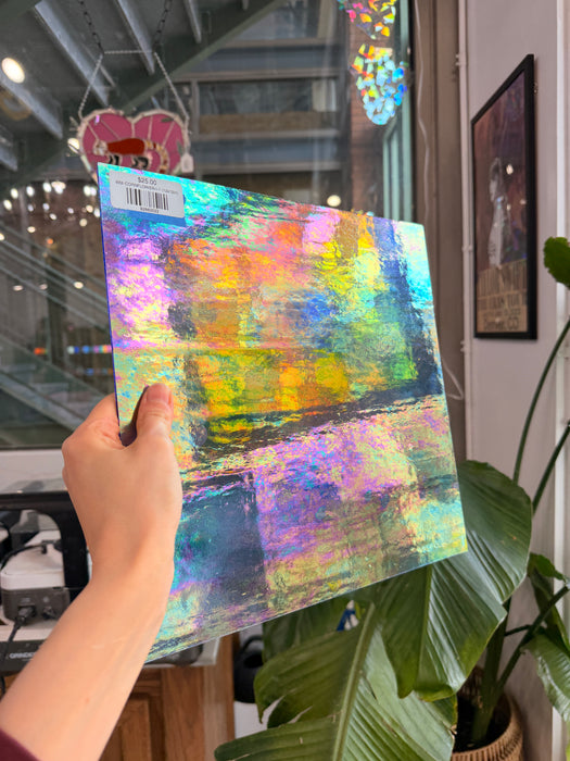 Periwinkle Cornflower Blue Iridescent Wissmach Fusible 96 COE Sheet Glass Colorado Glassworks