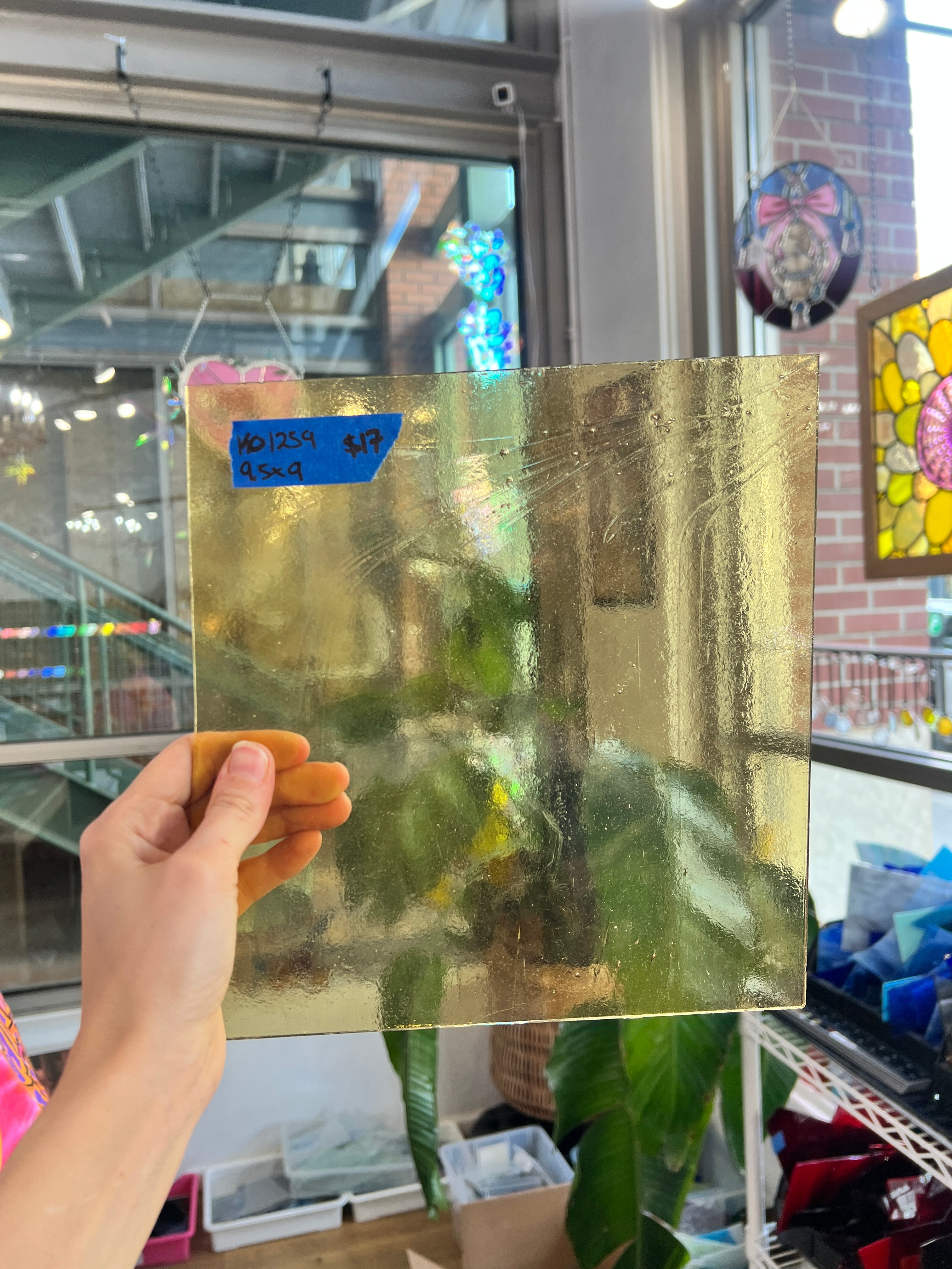 Light Amber Kokomo Sheet Glass Colorado Glassworks