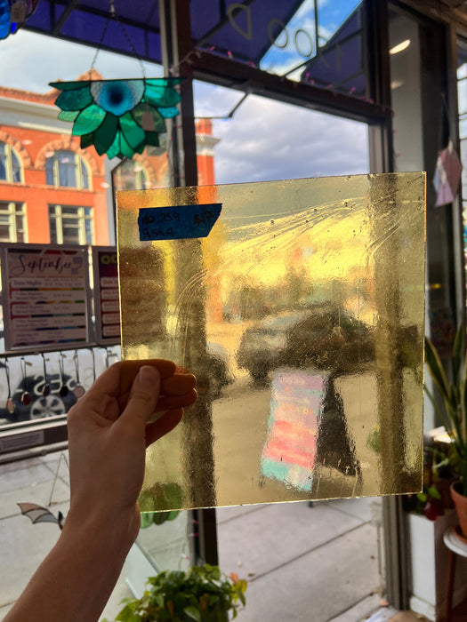 Light Amber Kokomo Sheet Glass Colorado Glassworks