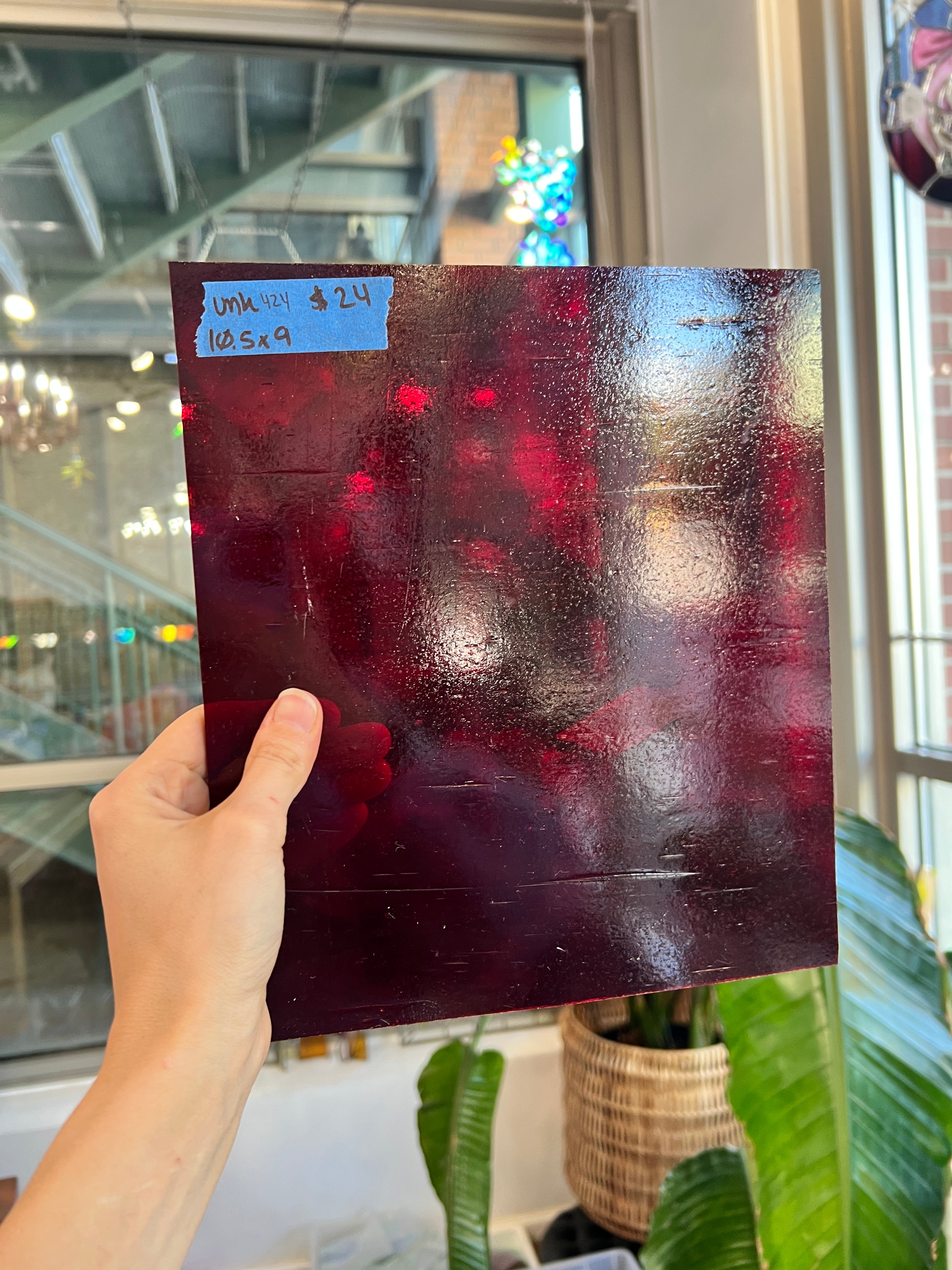 Transparent Red Wispy