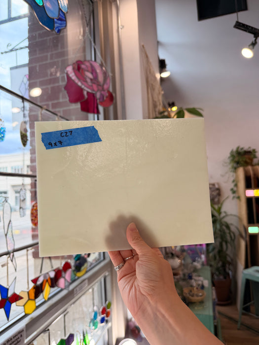 Solid Tan Kokomo Sheet Glass Colorado Glassworks