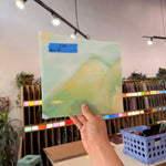 Tan Green White Wispy Kokomo Sheet Glass Armstrong 8x7in (KO-75201069)