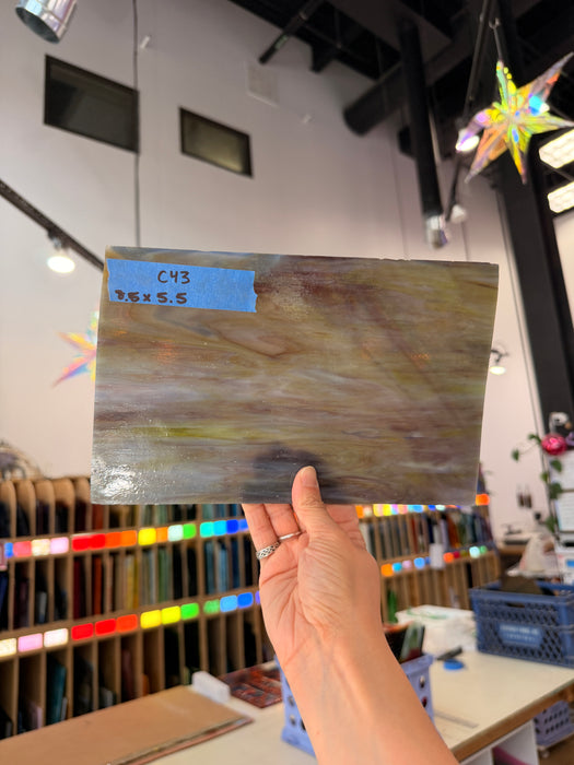Multicolor Mixed Kokomo Sheet Glass Kokomo 8.5x5.5in (KO-43398957)