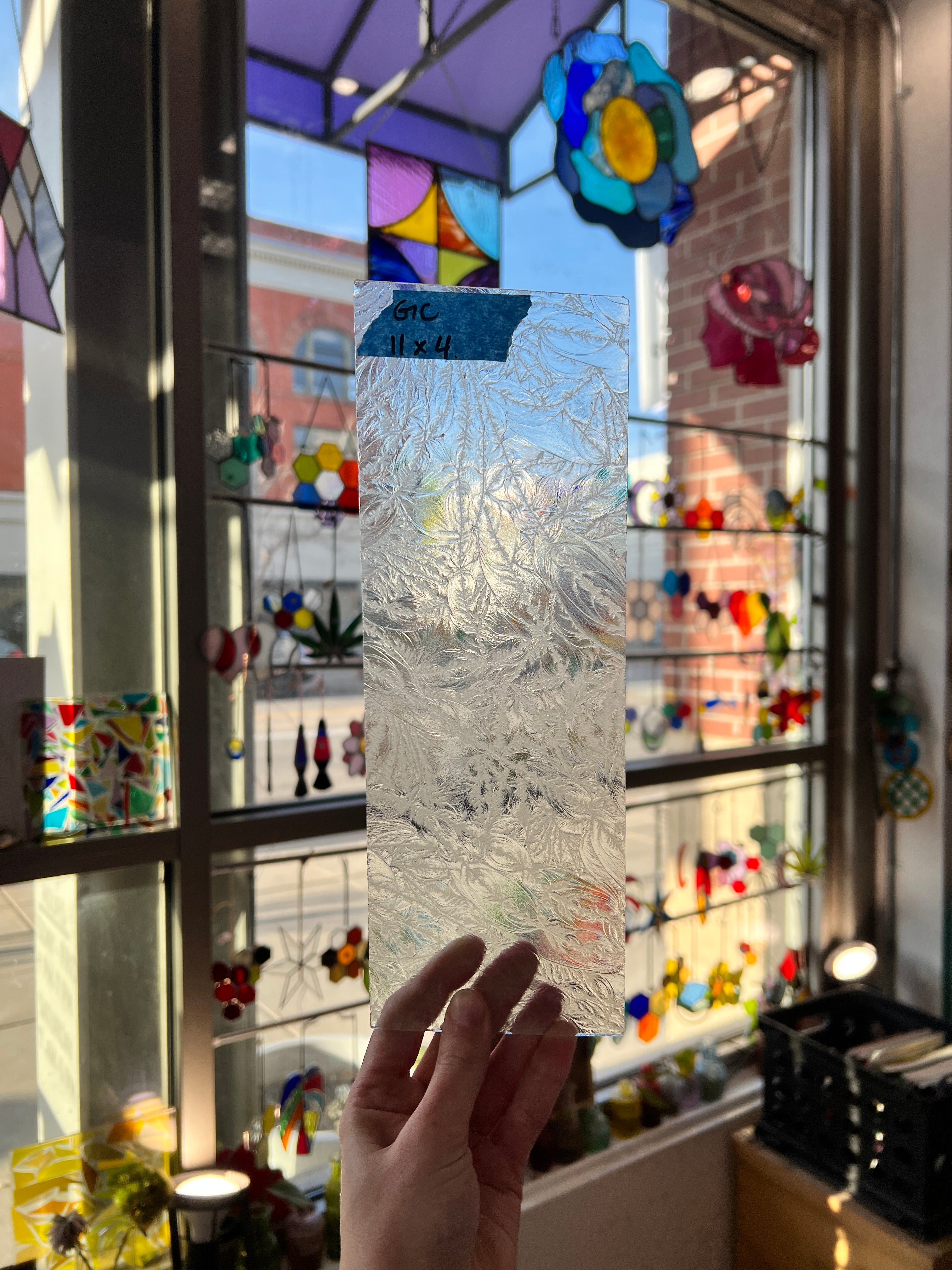 Clear Glue Chip Sheet Glass Colorado Glassworks
