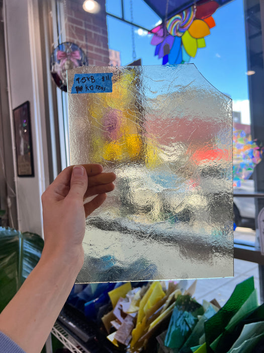 Light Amber Transparent Kokomo Sheet Glass Colorado Glassworks