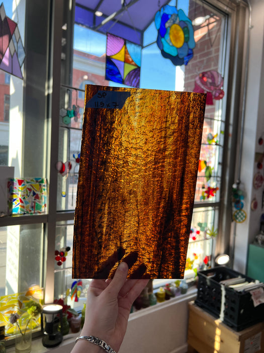 Brown Wispy Granite Spectrum Sheet Glass Colorado Glassworks