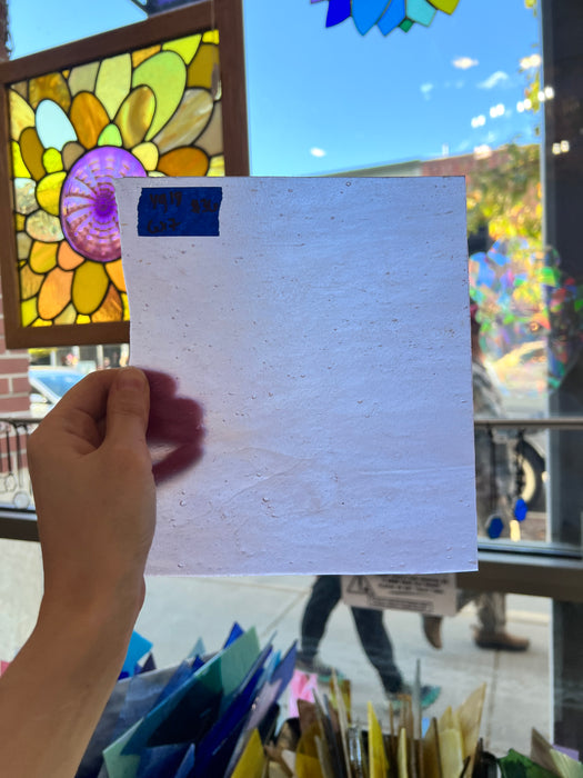 Neodymium Stipple Youghiogheny Sheet Glass Colorado Glassworks