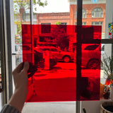 Ruby Red Transparent Oceanside Fusible 96 COE (152F) Sheet Glass Colorado Glassworks