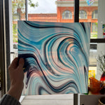 Blackberry Cream Opal Fusers Reserve Oceanside Fusible 96 COE (634.52F) Sheet Glass Colorado Glassworks