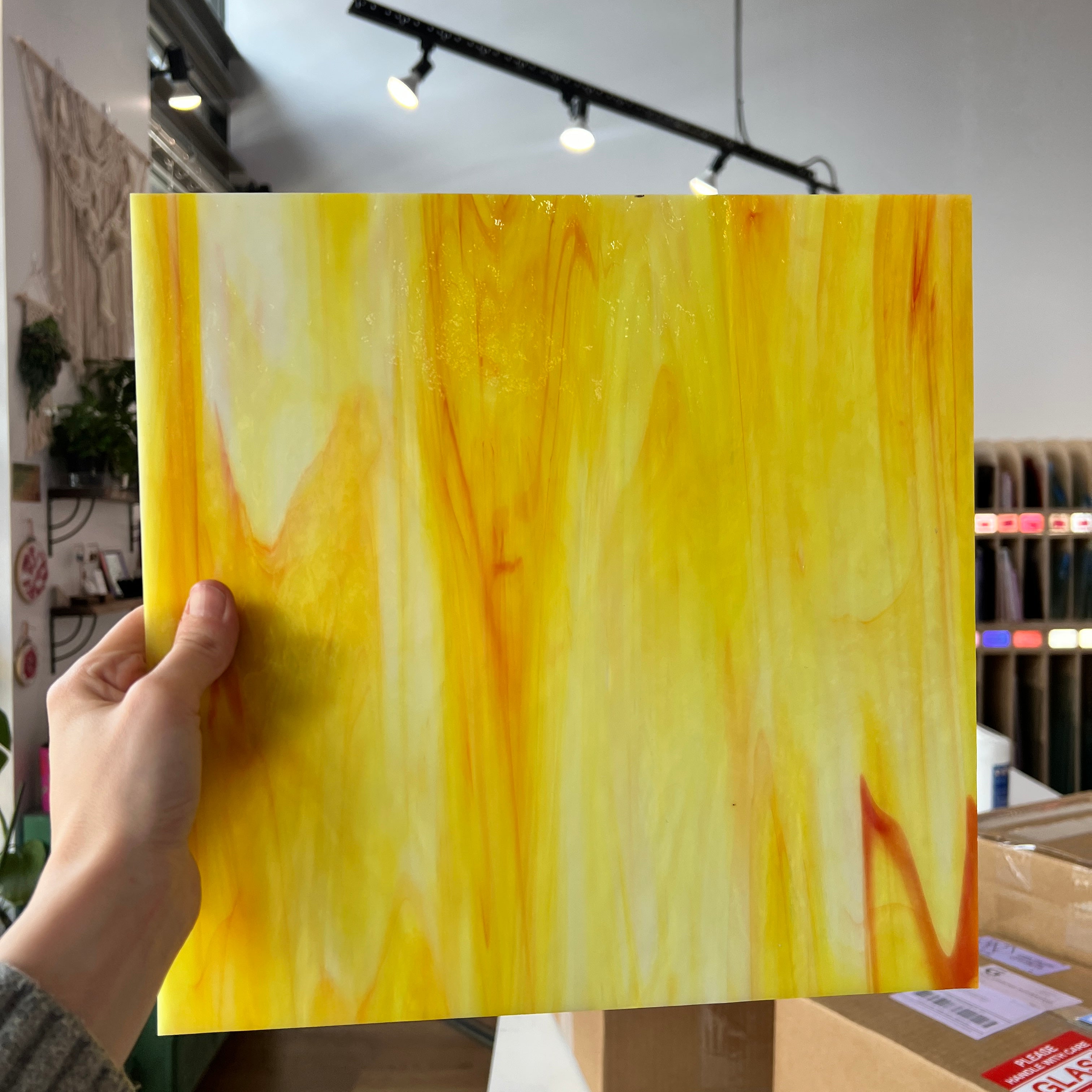 Mimosa Pearl Opal Oceanside Fusible 96 COE Sheet Glass Colorado Glassworks   