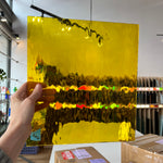 Yellow Waterglass Oceanside Fusible 96 COE (161W-F) Sheet Glass Colorado Glassworks OS-YELLOW-W (11x12in)