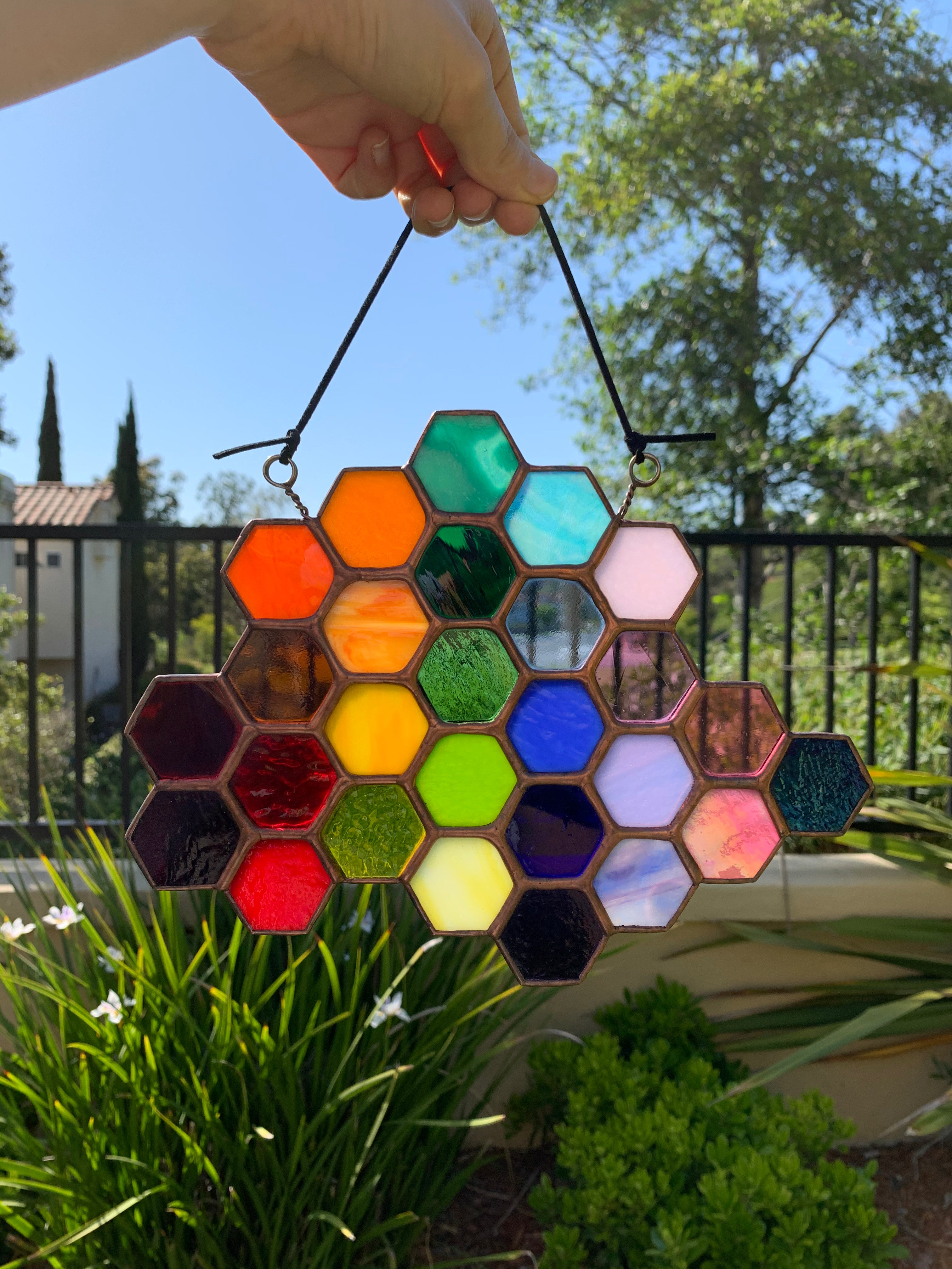 Made To Order Honeycomb Suncatcher