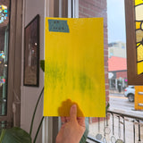 Thin Rolled Yellow Bullseye Fusible 90 COE Sheet Glass Colorado Glass Works
