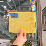 Dark Amber Mottled Youghiogheny Sheet Glass Colorado Glassworks 7x5.5in (YG-69580589)