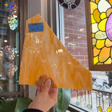 Medium Amber Wispy Armstrong Colorado Glass Works