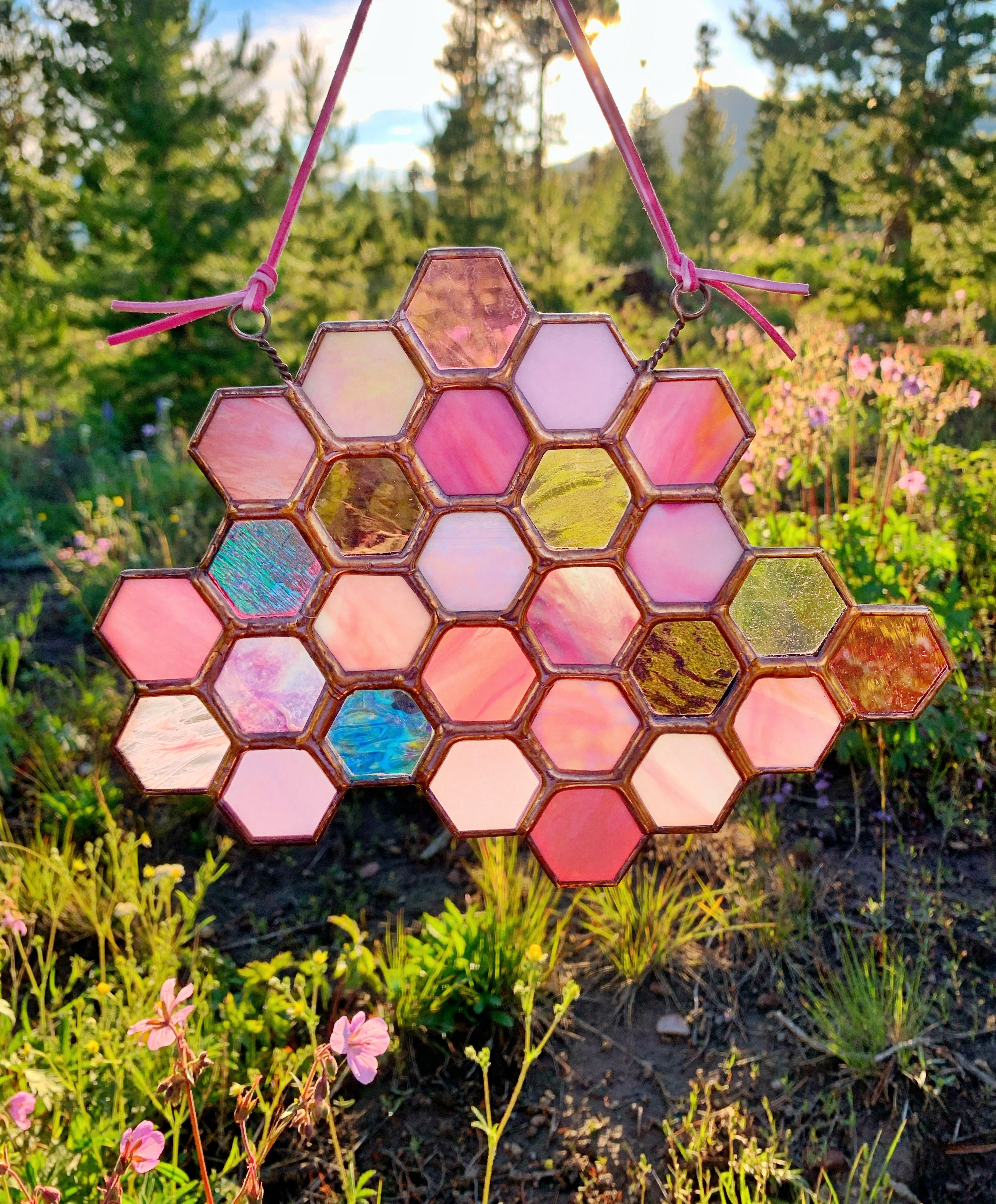 Made To Order Honeycomb Suncatcher