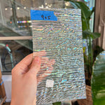 Vintage Clear Iridescent Squiggle Uroboros