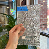 Vintage Clear Iridescent Squiggle Uroboros