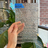 Vintage Clear Iridescent Squiggle Uroboros