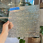 Vintage Clear Iridescent Squiggle Uroboros