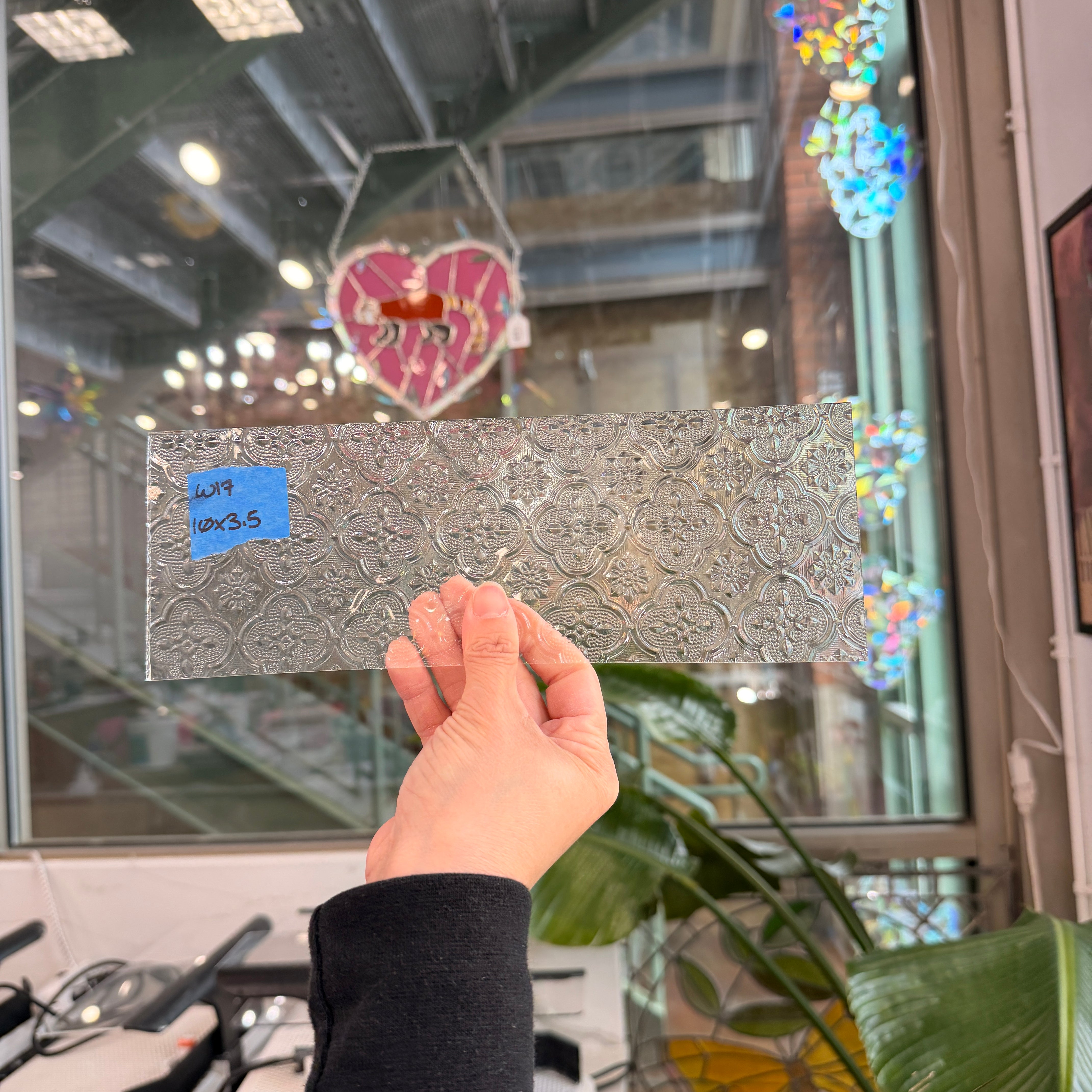 Morisco Lace Clear Transparent Sheet Glass Colorado Glassworks