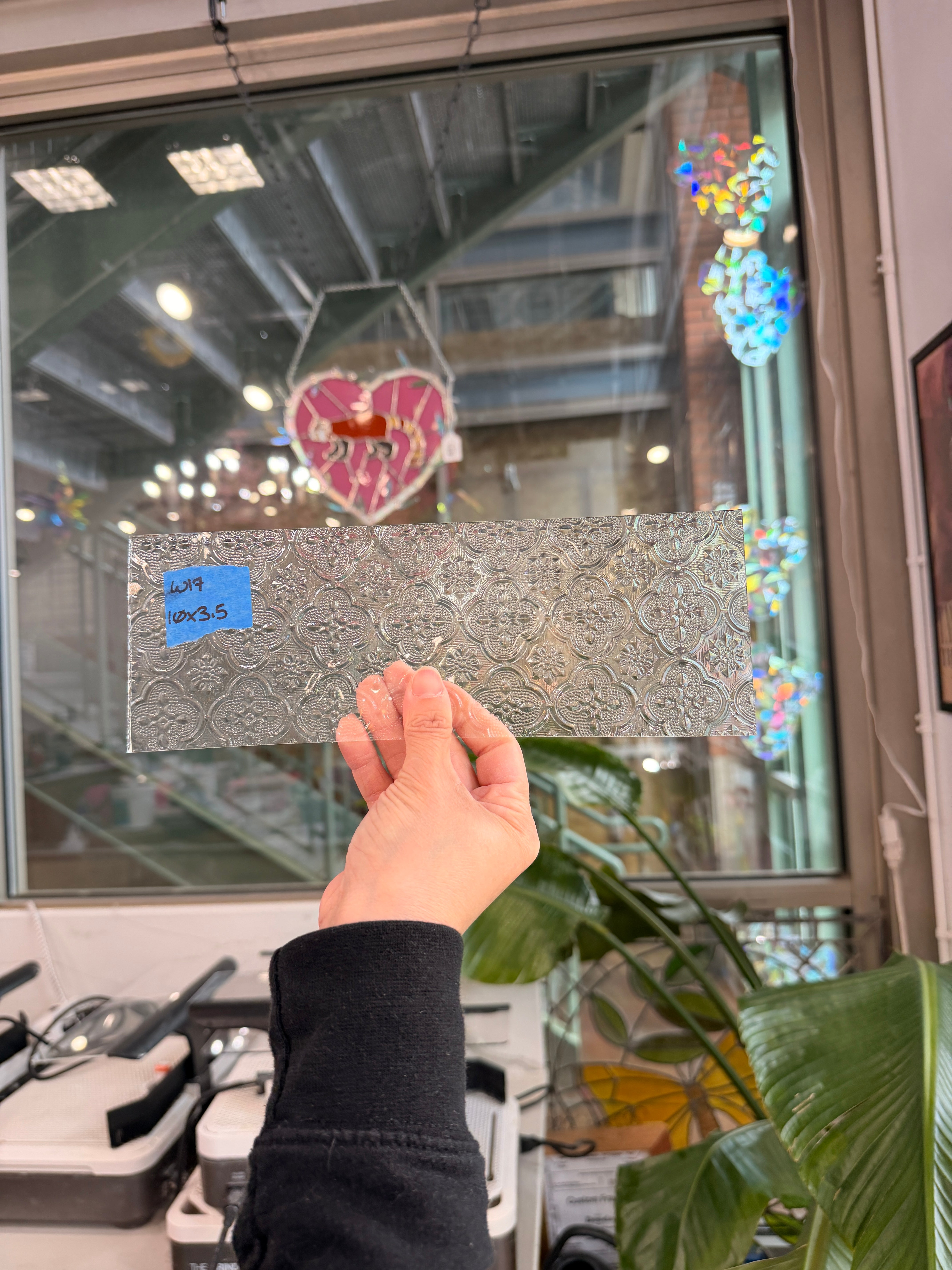 Morisco Lace Clear Transparent Sheet Glass Colorado Glassworks