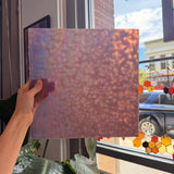 Lavender Luster Purple Iridescent Mottled Youghiogheny Sheet Glass