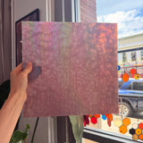 Lavender Luster Purple Iridescent Mottled Youghiogheny Sheet Glass