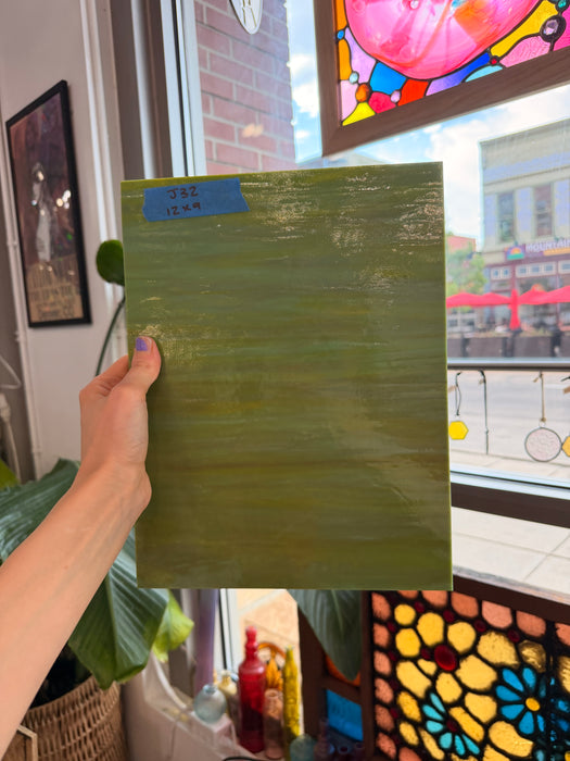 Avocado Opal Wissmach Fusible 96 COE Fusible Sheet Glass Wissmach Glass Default Title