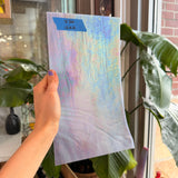 Mauve Iridescent Wispy Swirl Wissmach Sheet Glass Wissmach Glass J26 (12x6in)