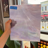 Mauve Iridescent Wispy Swirl Wissmach Sheet Glass Wissmach Glass