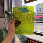 Pear/Lime Green Florentine Wissmach (WI 1146 FLOR) Sheet Glass Wissmach Glass