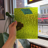 Pear/Lime Green Florentine Wissmach (WI 1146 FLOR) Sheet Glass Wissmach Glass
