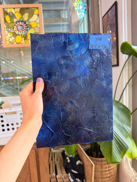 Blue Rondalite Kokomo Sheet Glass Kokomo Glass