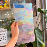 Mauve Iridescent Wispy Swirl Wissmach Sheet Glass Wissmach Glass