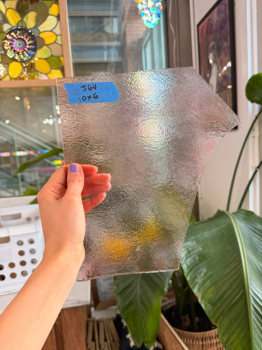 Striker Sunset Coral Transparent Double Rolled 90 COE (001305-0030) Sheet Glass Colorado Glassworks