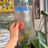 Striker Sunset Coral Transparent Double Rolled 90 COE (001305-0030) Sheet Glass Colorado Glassworks 10x5in (BE-78740781)