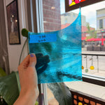 Blue Wispy Transparent Wissmach
