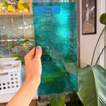 Robins Egg Mystic Wissmach Sheet Glass Wissmach Glass 12x5.5in (WM-79723821)