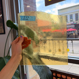 Light Amber Transparent Kokomo Sheet Glass Kokomo Glass