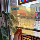 Light Amber Transparent Kokomo Sheet Glass Kokomo Glass