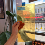 Light Amber Transparent Kokomo Sheet Glass Kokomo Glass